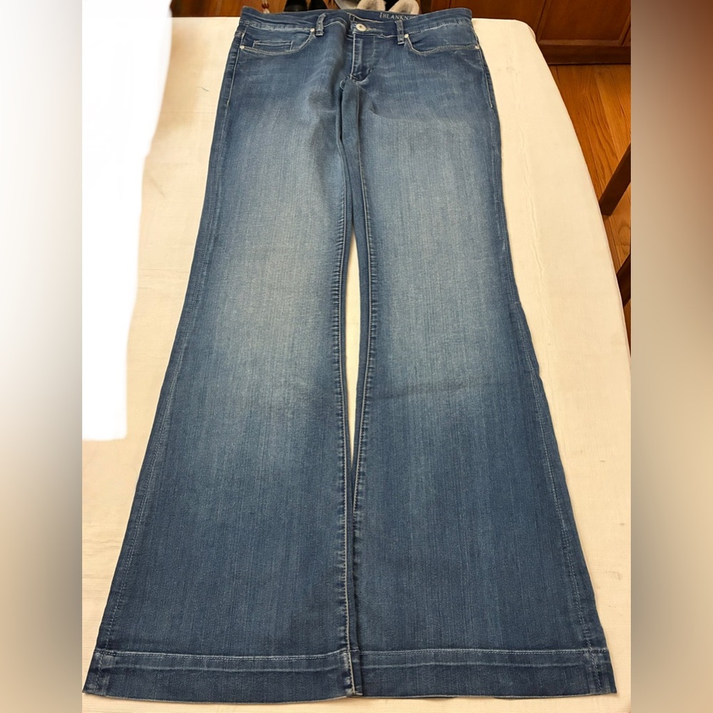 Blank NYC Denim Flare Jeans in Classic Blue